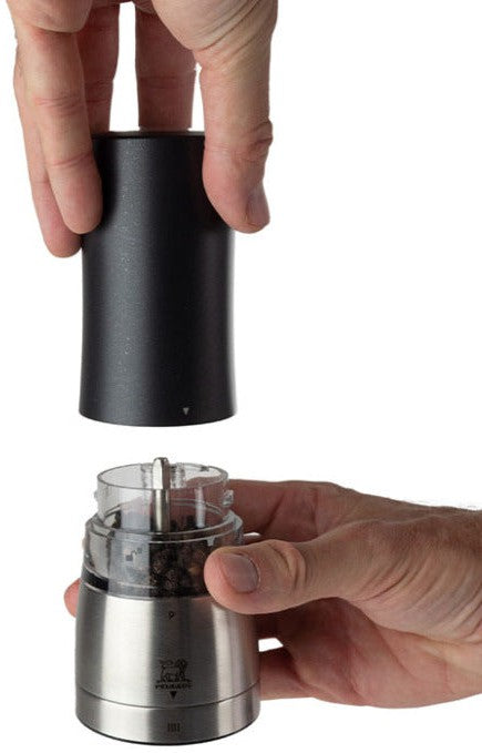 Peugeot - Daman Electric 7.08" Iridescent Black Pepper Mill (18 cm) - 43179
