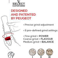 Peugeot - Daman Electric 7.08" Iridescent Black Salt and Pepper Mills (18 cm) - 2/43179