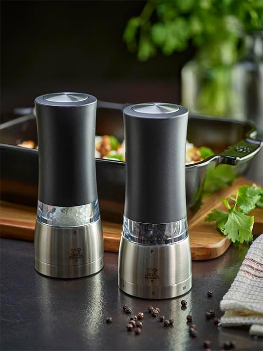 Peugeot - Daman Electric 7.08" Iridescent Black Salt and Pepper Mills (18 cm) - 2/43179
