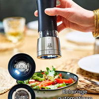 Peugeot - Daman Electric 7.08" Iridescent Black Salt and Pepper Mills (18 cm) - 2/43179