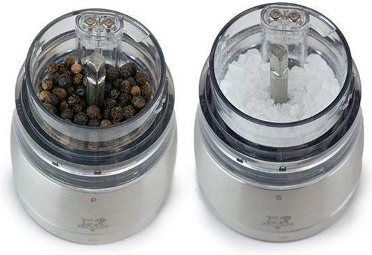Peugeot - Daman Electric u'Select Duo 7" Iridescent Black Pepper Mill and Zirlion Salt Mill - 2/4317900 - DISCONTINUED
