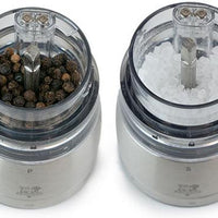 Peugeot - Daman Electric u'Select Duo 7" Iridescent Black Pepper Mill and Zirlion Salt Mill - 2/4317900 - DISCONTINUED