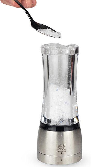 Peugeot - Daman u'Select Zirlion 6" Acrylic and Stainless Salt Mill - 2543400