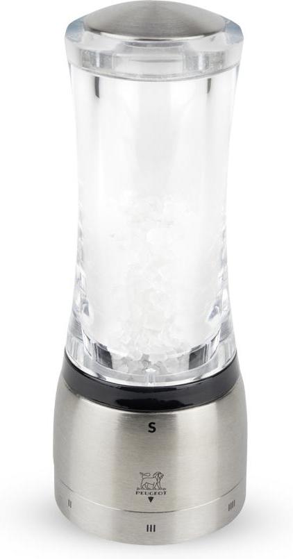 Peugeot - Daman u'Select Zirlion 6" Acrylic and Stainless Salt Mill - 2543400