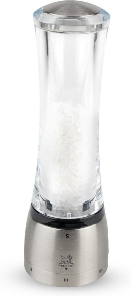 Peugeot - Daman u'Select Zirlion 8" Acrylic and Stainless Salt Mill - 2545800