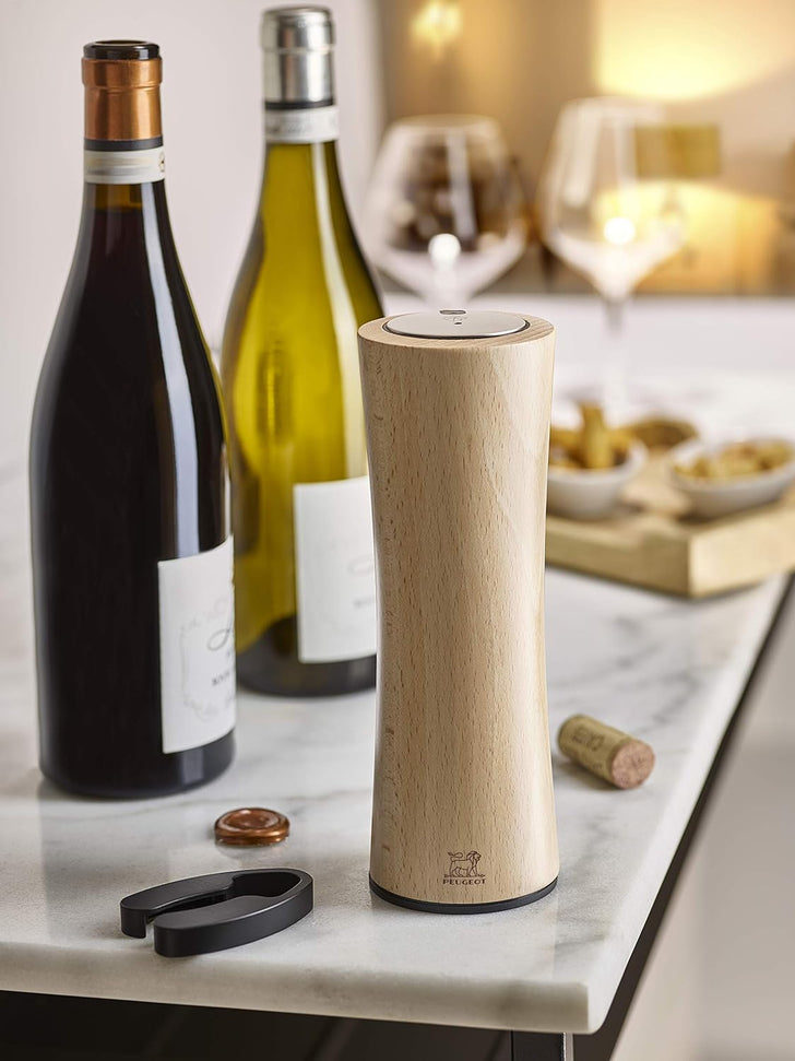 Peugeot - Elis Reverse 8.2" Rechargeable Natural Corkscrew (21 cm ) - 200794