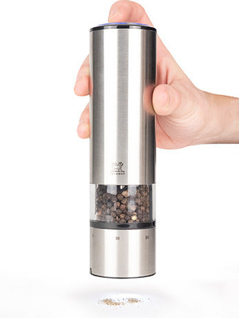 Peugeot - Elis Sense 7" Stainless/Acrylic Salt and Pepper Mills, Pack of 2 - 2/27162