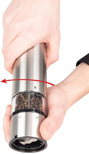 Peugeot - Elis Sense 7" Stainless/Acrylic Salt and Pepper Mills, Pack of 2 - 2/27162