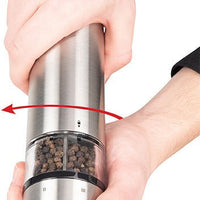 Peugeot - Elis Sense 7" Stainless/Acrylic Salt and Pepper Mills, Pack of 2 - 2/27162