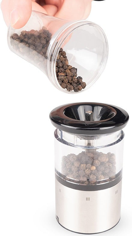 Peugeot - Elis Sense 7" Stainless/Acrylic Salt and Pepper Mills, Pack of 2 - 2/27162