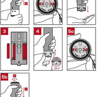 Peugeot - Elis Sense 7" Stainless/Acrylic Salt and Pepper Mills, Pack of 2 - 2/27162