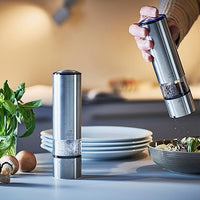 Peugeot - Elis Sense 7" Stainless/Acrylic Salt and Pepper Mills, Pack of 2 - 2/27162