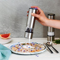 Peugeot - Elis Sense 7" Stainless/Acrylic Salt and Pepper Mills, Pack of 2 - 2/27162