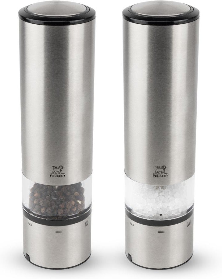 Peugeot - Elis Sense 7" Stainless/Acrylic Salt and Pepper Mills, Set of 2 - 2/27162