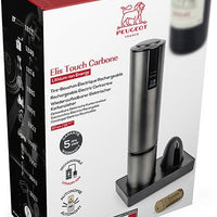 Peugeot - Elis Touch 10.5" Carbone Rechargeable Corkscrew With Foil Cutter (27 cm ) - 201043