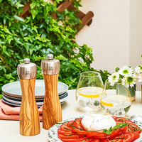 Peugeot - Fidji 6" Wood/Stainless Steel Olive Pepper Mill (15 cm) - 33804