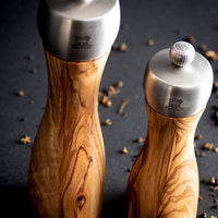 Peugeot - Fidji 6" Wood/Stainless Steel Olive Pepper Mill (15 cm) - 33804