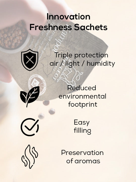 Peugeot - Fresh Salt Blend 135g, Pack of 3 x 45g Sachets - 46972