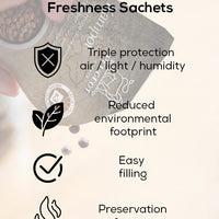 Peugeot - Fresh Salt Blend 135g, Pack of 3 x 45g Sachets - 46972