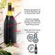 Peugeot - Frizz 9" Black Bottle Cooling Sleeve - 220358