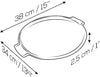 Peugeot - Grill to Table 15" Black Pizza Stone - 63054