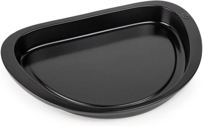 Peugeot - Grill to Table 17" Half Moon Ceramic Black Plancha Dish - 63047