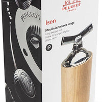 Peugeot - Isen 6" Wood Natural Long Pepper Mill (16 cm) - 35396