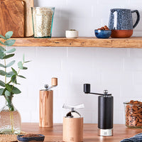 Peugeot - Isen Natural Wood 7" Pepper Mill With Crank Handle (18 cm) - 37307