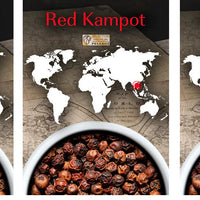 Peugeot - Kampot 3 x 20g Sachets of Cambodian Red Pepper, Pack of 3 - 42479