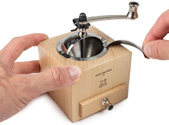 Peugeot - Le Moulin d'Olivier Roellinger 5" Natural Wooden Pepper Mill with Handl (11cm) - 43407