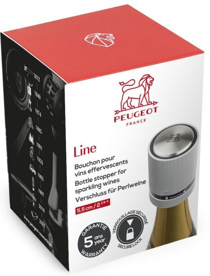 Peugeot - Line 2.16" Aluminum Bottle Stoppers - 210816