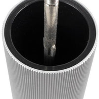Peugeot - Line 9" Aluminum and Natural Beechwood Salt Mill - 4486200