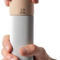 Peugeot - Line 9" Aluminum and Natural Beechwood Salt Mill - 4486200