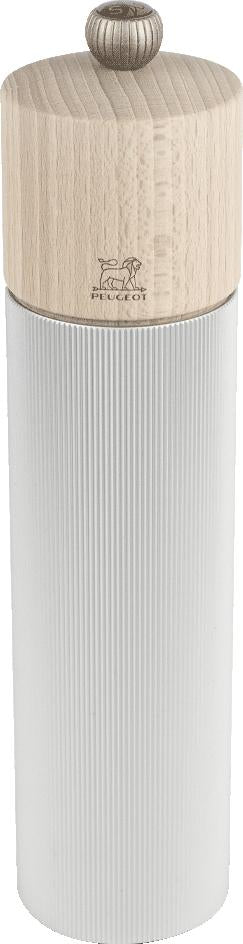Peugeot - Line 9" Aluminum and Natural Beechwood Salt Mill - 4486200