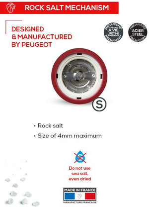 Peugeot - Line Electric 6" Aluminium Rechargeable Salt Mills (15cm) - 43131