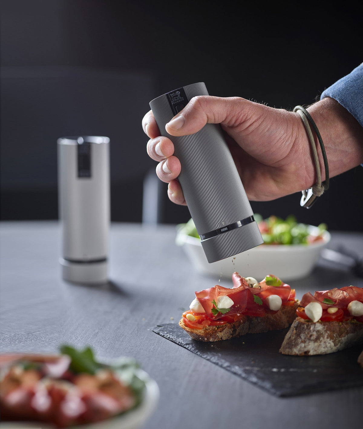 Peugeot - Line Electric 6" Carbon Rechargeable Pepper Mills (15cm) - 43148