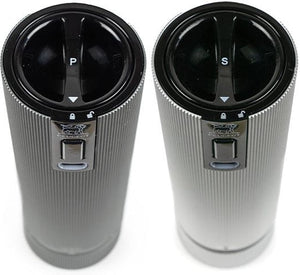 Peugeot - Line Electric 6" Carbon and Aluminum Rechargeable Salt and Pepper Mills (15cm) - 2/43148