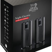 Peugeot - Line Electric Duo u'Select 6" Black Pepper Mill and Zirlion Salt Mill Night Electric Gift Set - 4329200