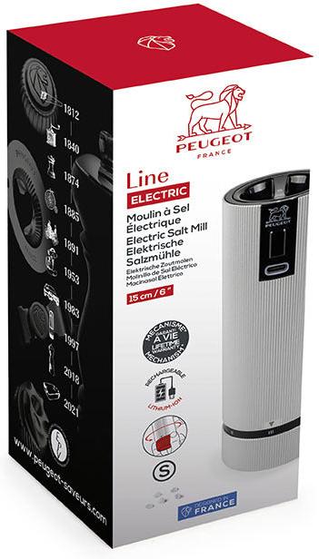 Peugeot - Line Electric u'Select Zirlion 6" Aluminum Salt Mill - 4313100