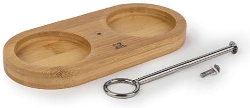 Peugeot - Line Natural Bamboo Tray for Two Mills with Handle - 44558
