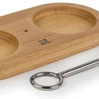 Peugeot - Line Natural Bamboo Tray for Two Mills with Handle - 44558