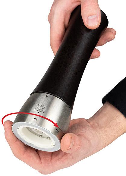 Peugeot - Madras u'Select Zirlion 6" Chocolate Wood and Stainless Salt Mill - 2521200