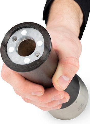 Peugeot - Madras u'Select Zirlion 8" Chocolate Wood and Stainless Salt Mill - 2523600