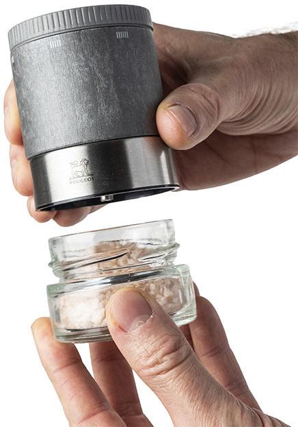Peugeot - Maestro Salt Bar u'Select Salt Mill with 3 Jars, 3 Salt Varieties, 1 Erasable Marker and 1 Booklet - 46996