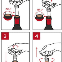 Peugeot - Mathus 4.3 Black Two-Prong Cork Extractor (11 cm) - 200251