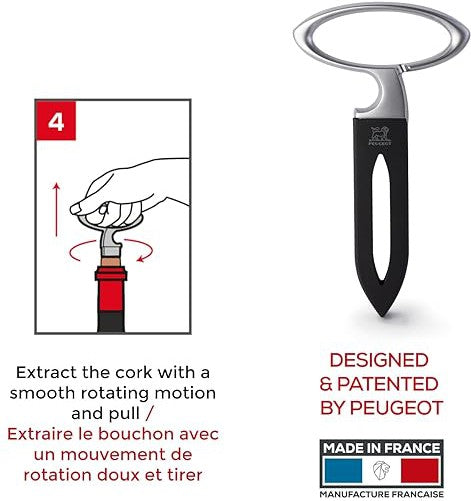 Peugeot - Mathus 4.3 Black Two-Prong Cork Extractor (11 cm) - 200251