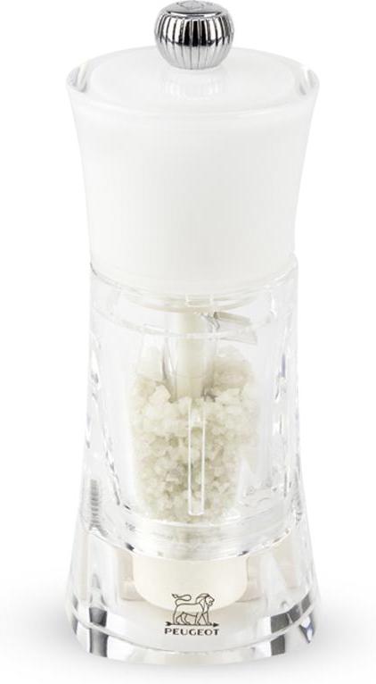 Peugeot - Molene Zirlion 5" Acrylic and White Wet Sea Salt Mill - 3039100