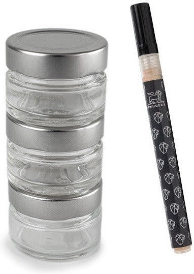 Peugeot - Msestro 4", 3 Glass Jars for Pepper Mill (10 cm) - 41755