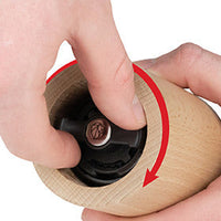 Peugeot - Naka 4" Natural Wooden Flax Seed/Nutmeg Mill (11 cm) - 37567