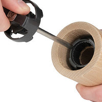 Peugeot - Naka 4" Natural Wooden Flax Seed/Nutmeg Mill (11 cm) - 37567